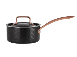Kastrull med lock 16 cm / 1,6 liter - Svart
