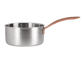 Kasserolle med lokk 18 cm / 2,3 liter - Rustfri