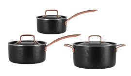  3-Piece Cookware Set - Black