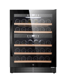 Sisäänrakennettava viinikaappi – Scandinavian Collection 40 Fullglass Black