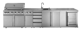 Stainless Collection - Frittstående utekjøkken - Oregon (Rustfri)