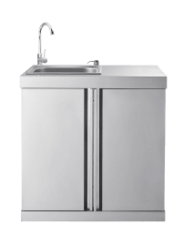 Stainless Collection - Vrijstaande buitenkeuken - Michigan (RVS)