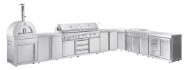 Stainless Collection - Frittstående utekjøkken - Washington (Rustfri)