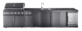 Black Collection - Vrijstaande buitenkeuken - Oregon