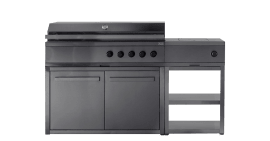 Nordic Line – Integreret gasgrill (5 blus) – Sort
