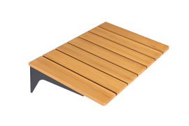 Designer Series - Side table - Vertical wooden panels