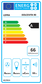 Vifte Dolce Vita 90 cm Svart