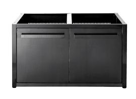 Nordic Line - Basmodul med dörr 120 cm (2 moduler) - Svart