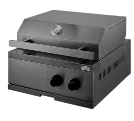 Nordic Line - Integreerbare Gasbarbecue (2 branders) - Zwart