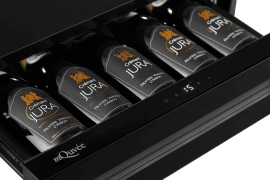 Einbau-Weinkühlschrank - WineKeeper Exclusive 5S Fullglass Black Push-Pull