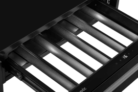 Cave à vin intégrable - WineKeeper Exclusive 5S Fullglass Black Push-Pull
