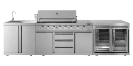 Stainless Collection - Free-standing outdoor kitchen - Miami (Stainless)