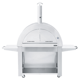 (Outlet) - Stainless Collection - Træfyret pizzaovn – Chicago (Rustfri)