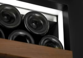 (Outlet) - mQuvée Vinkøleskab til indbygning - Edge 45D Anthracite Black