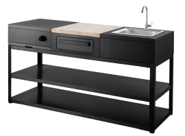 (Outlet) - Nordic Line - Basmodul 180 cm (3 moduler) - Svart