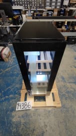 (Outlet) - Innbyggbart vinskap - Arctic Collection 30D Fullglass Black