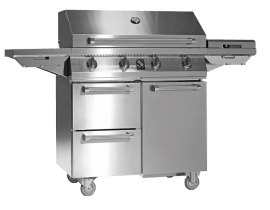 Swing - Fritstående Gasgrill Milano 90 cm