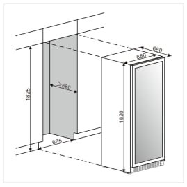 Vinlagringsskap - Velvet 220 Glass Premium Package