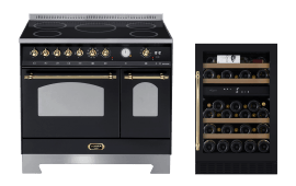 Lofra 90 cm induktion + mQuvée inbyggbar vinkyl - WineCave 700 50D