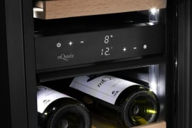 (Outlet) - Innbyggbart vinskap - WineCave 800 30D Fullglass Black