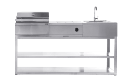 Nordic Line - Cuisine d'extérieur indépendante - Visby (Inox)