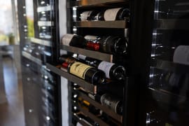 Built-in wine fridge - WineCave Slim 182D Fullglass Black