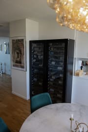 Built-in wine fridge - WineCave Slim 182D Fullglass Black