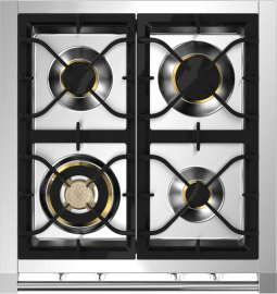 Ascot - Combi-steam - Gasspis 70 cm (1 ugn) (Nuvola/Chrome)