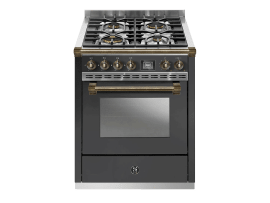  Ascot - Combi-steam - Gasskomfyr  70 cm (1 ovn) (Antracite/Bronze