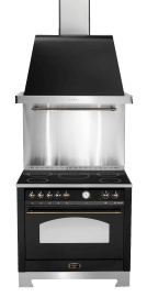 Dolce Vita - Induksjonskomfyr 90 cm (1 ovn) (Svart/Bronse) 