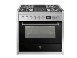 Genesi - Combi-steam - Gasspis 90 cm (1 ugn) (Nero) + BBQ