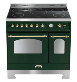 Piano de cuisson - Dolce Vita 90 cm (2 fours) (Vert/Laiton) Induction
