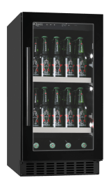 Cantinetta-frigo da incasso per birra - BeerServer 40 Anthracite Black
