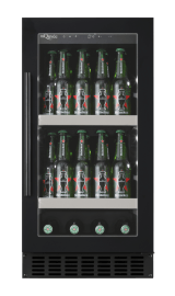 Ølkøleskab til indbygning - BeerServer 40 Anthracite Black