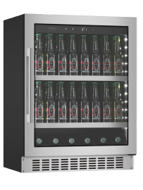  Ølkøleskab til indbygning - BeerServer 60 Stainless