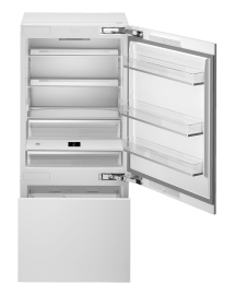 Bertazzoni - 90 cm Built-in Panel Ready Fridge & Freezer (Stainless)