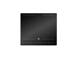 Modern 60 cm induktionshäll, 4 zoner, 2 multizoner 
