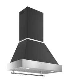 Heritage 90 cm emhætte (Sort/Rustfri)