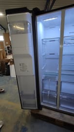 (Outlet) - Dolce Vita Kylskåp (Svart/Mässing) - 90 cm