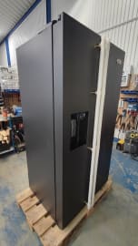 (Outlet) - Dolce Vita Kylskåp (Svart/Mässing) - 90 cm