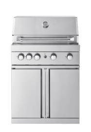 (Outlet) - Stainless Collection - Fristående Gasolgrill med 4 effektiva brännare och infravärme 