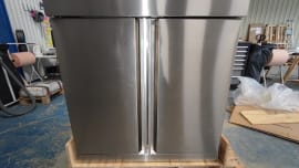 (Outlet) - Stainless Collection - Modul med diskbänk och förvaringsskåp