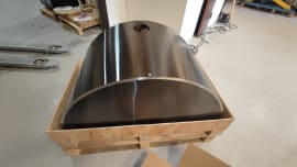 (Outlet) - Myoutdoorkitchen - Black Collection - Træfyret pizzaovn - Denver
