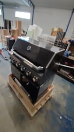 (Outlet) - Black Collection - Freistehender Gasgrill mit 6 Brennern und Infrarotbrenner