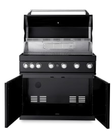 (Outlet) - Black Collection - Freistehender Gasgrill mit 6 Brennern und Infrarotbrenner