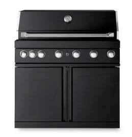 (Outlet) - Black Collection - Freistehender Gasgrill mit 6 Brennern und Infrarotbrenner