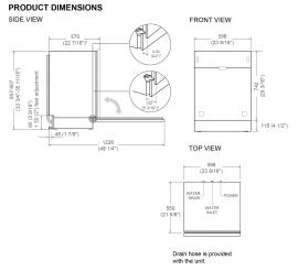 Professional - 60 cm helintegrert oppvaskmaskin XXL (DW60T3IBPSC)