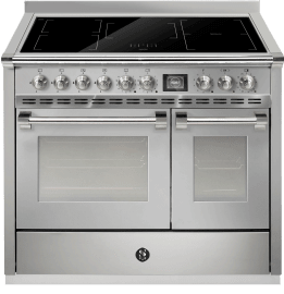 Ascot - Combi-steam - Induksjonskomfyr 100 cm (2 ovner) (Inox/Nickel) 