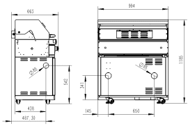 Stainless Collection - Freistehender Gasgrill mit 6 Brennern und Infrarotbrenner - Inkl. Zubehörpaket