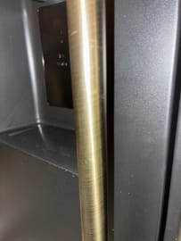 (Outlet) - Dolce Vita Køleskabe (Sort/Bronze) - 90 cm